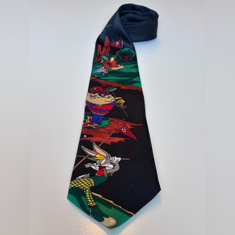 Warner Bros. Vintage 1994 Looney Tunes Mania Tie